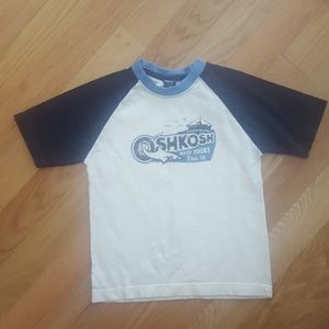 Boy Size 6 Navy Blue and White OshKosh Shirt